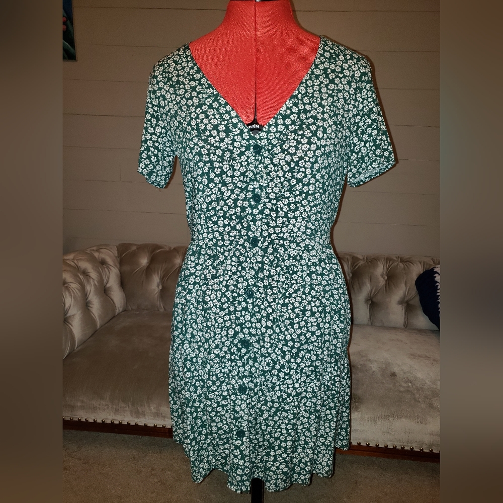 Button down summer dress